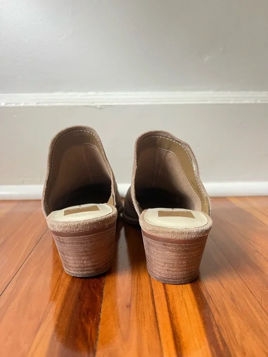 Dolce Vita Tan Suede Women's Mules 7.5 - Picture 5 of 12
